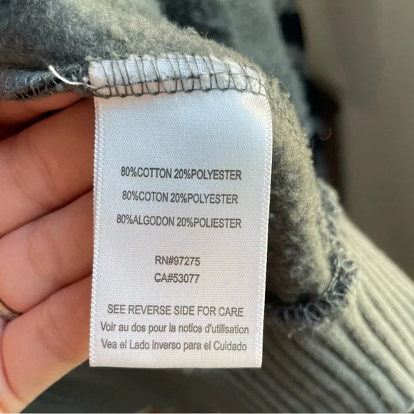 Fox racing Women's Zebra Pattern Hoodie - Black and Gray size M - Picture 9 of 10